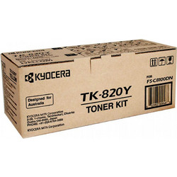 Kyocera TK-820Y Yellow Toner