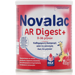 Novalac AR Digest+ Βρεφικό Γάλα Σκόνη 0m+ 400gr