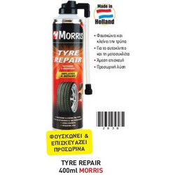 Morris Tyre Repair 400ml Επισκευαστικό Σπρέι Ελαστικών Αυτοκινήτου