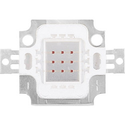 GloboStar 73766 Υψηλής Ισχύος LED COB BRIDGELUX 10W 500lm DC 6-8V - M2.9 x P2 x Y0.3cm - Κόκκινο