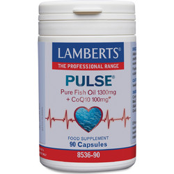 Lamberts Pulse Pure Fish Oil 1300mg & CoQ10 Ιχθυέλαιο 100mg 90 Κάψουλες