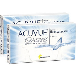 Acuvue Johnson Oasys With Hydraclear 15θήμεροι Φακοί Επαφής με Φίλτρο UV 12τμχ