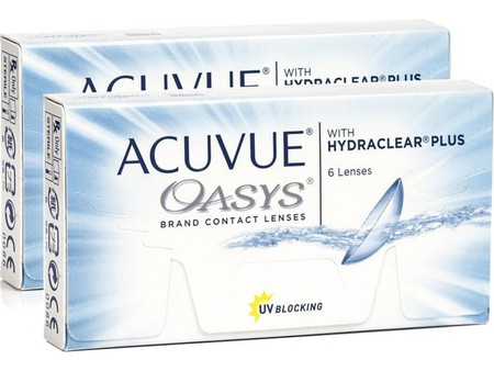 Acuvue Johnson Oasys With Hydraclear 15θήμεροι Φακοί Επαφής με Φίλτρο UV 12τμχ