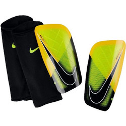 Nike Mercurial Lite Επικαλαμίδες Ποδοσφαίρου Ενηλίκων Μαύρες Κίτρινες SP2086-715
