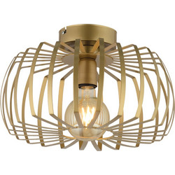 ArLight CCT 1256 AB Πλαφονιέρα Αράχνη Μονόφωτη Χρυσή Ε27 Φ35x26cm 0063196