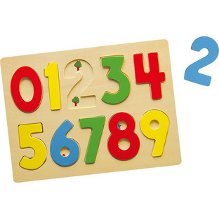 Παιδικό Puzzle Viga Σφηνώματα Αριθμοί 10 Κομμάτια