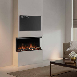 Richen 3D Insert 93 Ηλεκτρικό Τζάκι Τοίχου 2000W Μ92.8xΥ49.5xΒ21cm