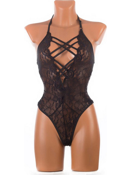 Κορμάκι String με Δαντέλα 2158