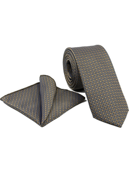 LEGEND TIE MICRO WITH HANDKERCHIEF 6.5CM