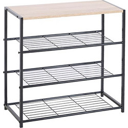 Liberta Παπουτσοθήκη Μεταλλική Rail Sonoma Μ63xΠ30xΥ63cm 10-0014