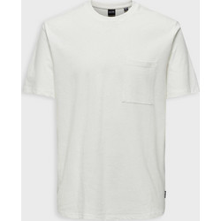 Ανδρικό t-shirt ONSKODA REG SS POCKET LINEN TEE 22028768