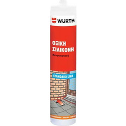 Wurth Οξική Σιλικόνη Διαφανής Αντιμυκητιακή 280ml