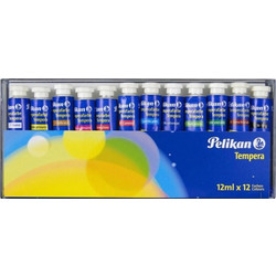 Σετ Pelikan 10 τμχ.Τέμπερες Ζωγραφικής Πολύχρωμες σε Σωληνάριο 12ml