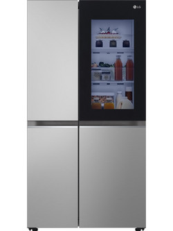 LG GSVV80PYLL Ψυγείο Ντουλάπα 655lt Full No Frost Υ179xΠ91.3xΒ73.5cm Inox