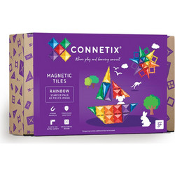 Connetix Magnetic Tiles Rainbow Starter Pack 60τμχ