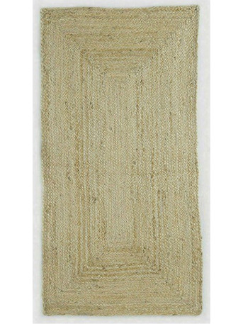 Rythmos Rattan 120- 103Χαλί Διάδρομος Καλοκαιρινό Ψάθινο 60x120 ΜΠΕΖ
