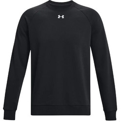 Under Armour Rival Fleece Crew Ανδρικό Αθλητικό Φούτερ Μαύρο 1379755-001