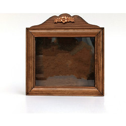 ΣΤΕΦΑΝΟΘΗΚΗ ΞΥΛΙΝΗ 30Χ29ΕΚ. FLOWERS-WALNUT BROWN KORRES CRAFT- 239-502-04