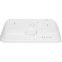Funkybox To Go θήκες για μωρομάντηλα White - Little stars FBTG36