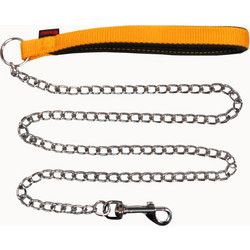 Οδηγός Σκύλου Pet Interest Αλυσίδα με Λαβή Neoprene Κίτρινο S 2x120cm