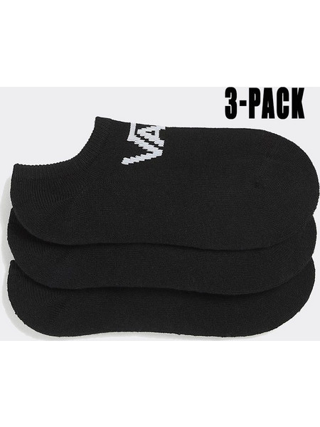 Vans Classic Kick Sock 3-Pack Unisex Κάλτσες (VN000EZ5BLK1)