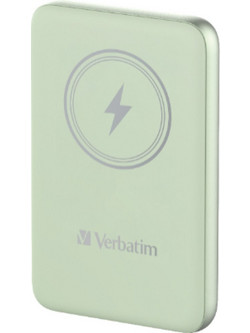 Verbatim Charge'n'Go Wireless Magsafe Power Bank 5000mAh 15W με Θύρα USB-C Green