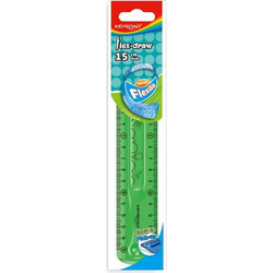 Χάρακας Πλαστικός Flex Keyroad 15cm (Διάφορα Χρώματα) 971663