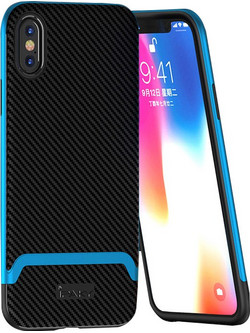Θήκη IPAKY Bumblebee Neo Hybrid για iPhone XS MAX, μαύρη/μπλε