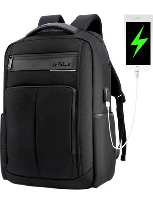 Arctic Hunter B00121C Αδιάβροχο Backpack Laptop 14" Black