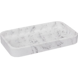Θήκη για σαπούνι 5Five με διαστάσεις 19x11x2,5cm - Λευκή 174793