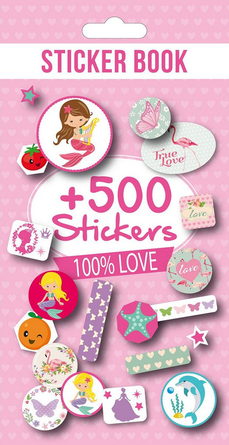 Αυτοκόλλητα Love 500τεμ. 8 Φύλλα