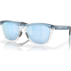 Oakley OO9284 09 Ανδρικά Γυαλιά Ηλίου Τετράγωνα Κοκάλινα Διαφανή με Μπλε Polarized Φακό
