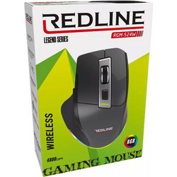 Ασύρματο Gaming Ποντίκι RGB 4800 DPI REDLINE RGM-524W Black