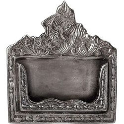 Καρτοθήκη FLA324 13x2x14cm Silver Espiel Αλουμίνιο