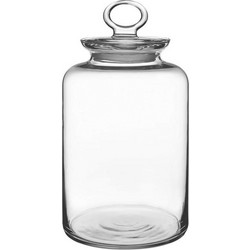 Βάζο Γυάλινο με Καπάκι ''KITCHEN'' 2640ml Φ14.1x26.1cm SP98677G1 Espiel