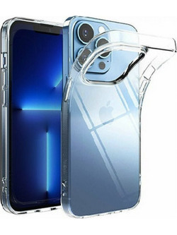 Back Cover Θήκη Σιλικόνης για iPhone 13 Pro Διάφανο