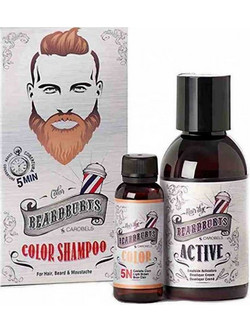 Beardburys Semi-Permanent Ανοιχτό Καστανό Ανδρική Ημιμόνιμη Βαφή Μαλλιών 75ml