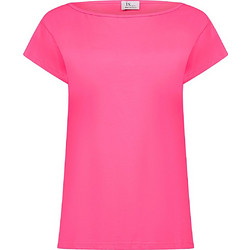 T-SHIRT IS. με κοντό μανίκι ΦΟΥΞΙΑ