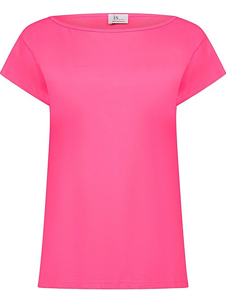 T-SHIRT IS. με κοντό μανίκι ΦΟΥΞΙΑ