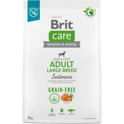 Brit Care Skin & Coat Adult Large Breed Grain Free with Salmon 3kg