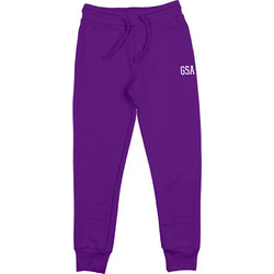 GSA Γυναικείο Παντελόνι Φόρμας Fleece με Λάστιχο Μωβ 37-29103