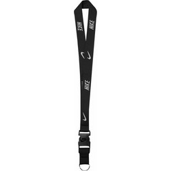 NIKE LANYARD BLACK/WHITE