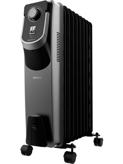 Cecotec Ready Warm 9000 Space 360 Black Καλοριφέρ Λαδιού με 9 Φέτες 2000W