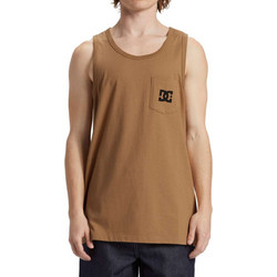DC STAR POCKET Cotton VEST TOP FOR MEN - Brown - Standard fit