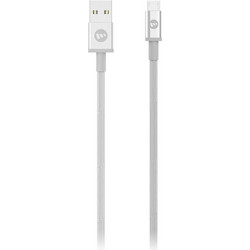 Mophie Charging Cable Αλουμινένιο καλώδιο microUSB φόρτισης και συγχρονισμού 1 μέτρο - λευκό
