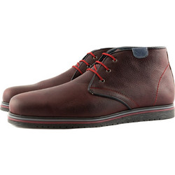 Northway Ανδρικά Μποτάκια Suede Μπορντό 403