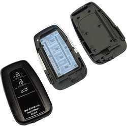 Κέλυφος Smartkey Κλειδιού τύπου Toyota με 3 κουμπιά