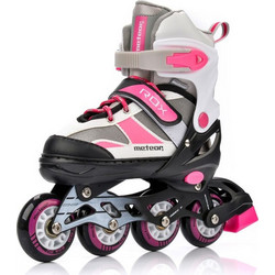 Meteor Rox Inline Rollers Παιδικά Άσπρα Ροζ 22355