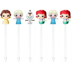 Disney Πριγκίπισσες Food Picks 6 τεμάχια