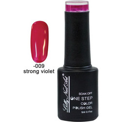 Lilly Nail Art One Step Strong Violet Ημιμόνιμο Βερνίκι Νυχιών 5ml
